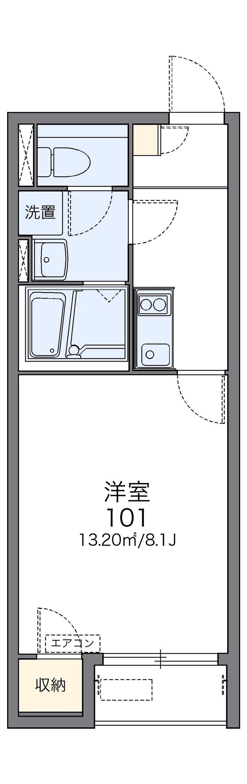 レオネクストユミィ 間取図