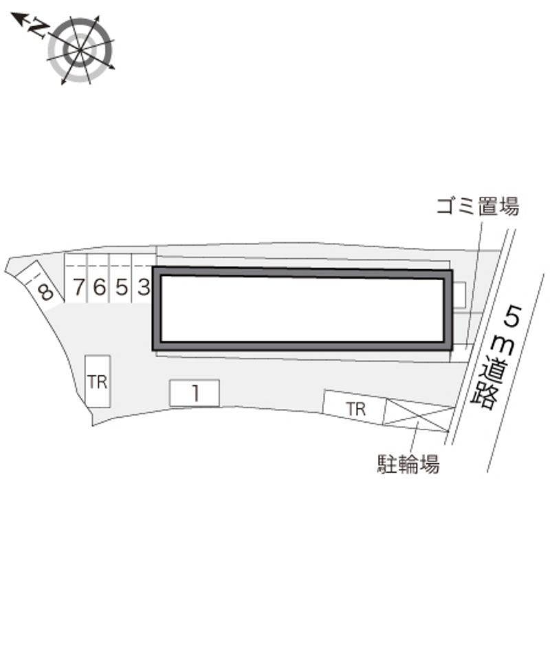 レオパレスボンヌ・シャンス 配置図