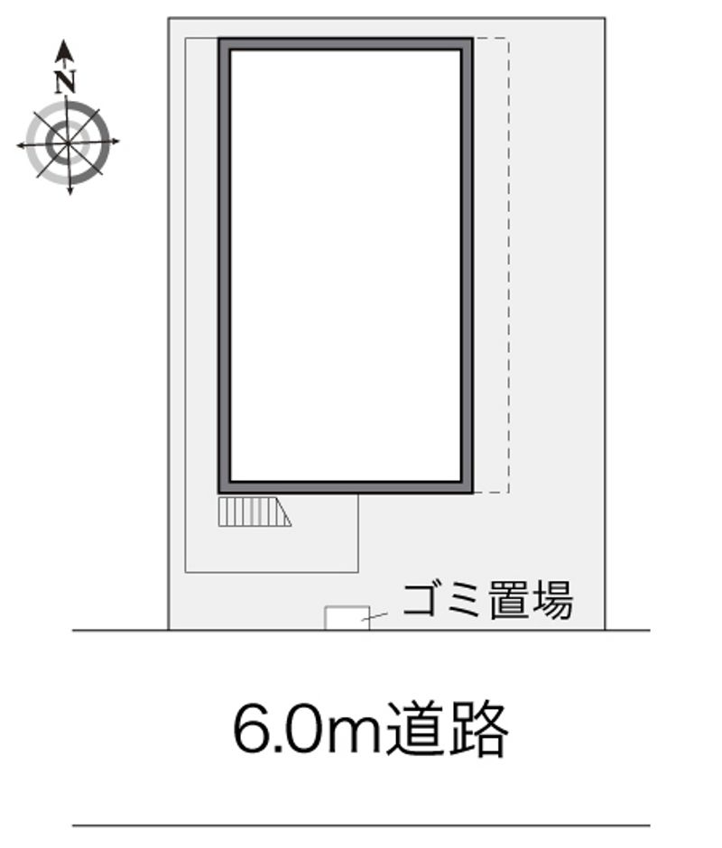 レオパレスみゆき 配置図
