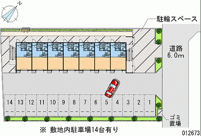 12673 Monthly parking lot