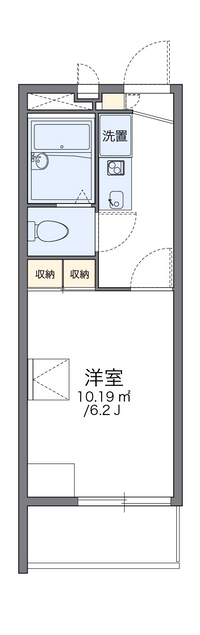 レオパレスフェリスⅡ 間取り図