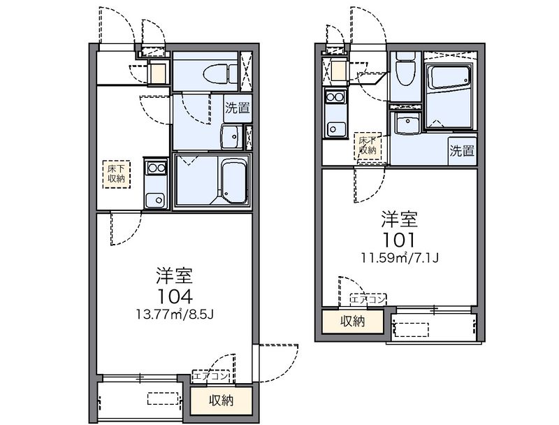 レオネクストプラナス白山 間取図