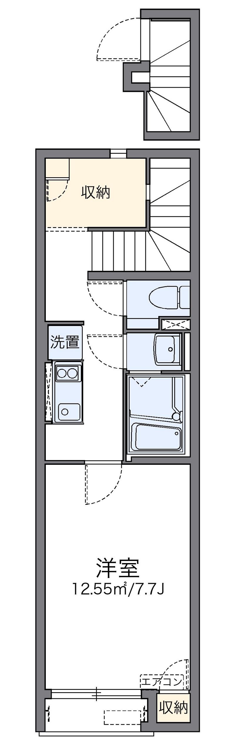 レオネクストかすみ町 間取図
