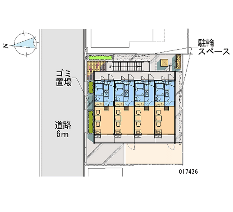 レオパレスヒヨシ 区画図