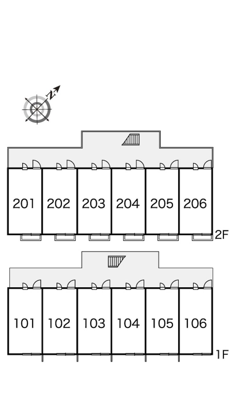 レオパレスデイジー上並榎 間取配置図