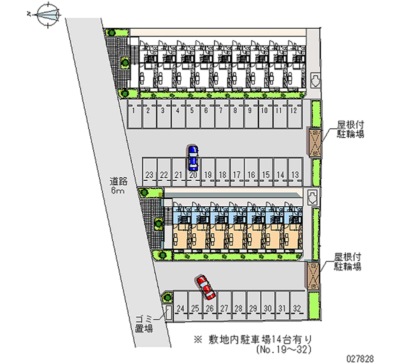 27828月租停车场