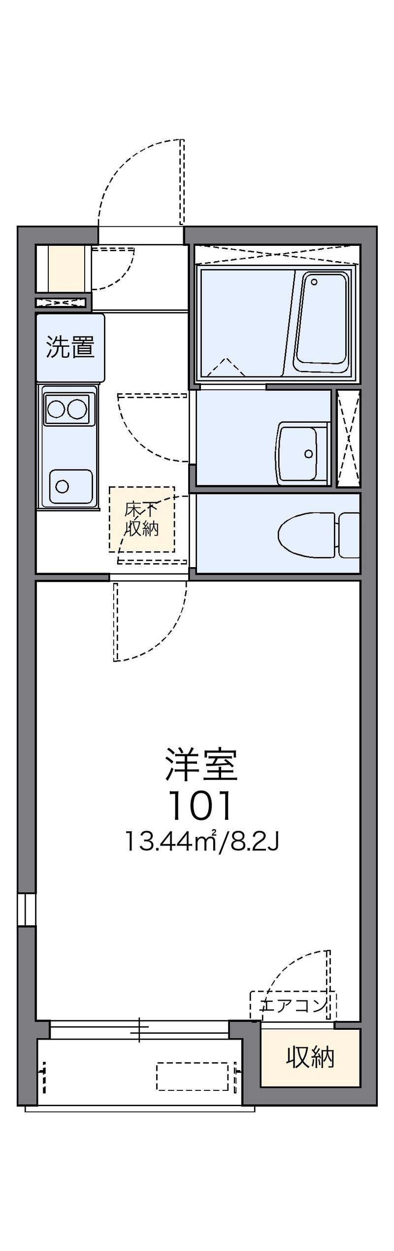 レオネクスト中長根 間取図