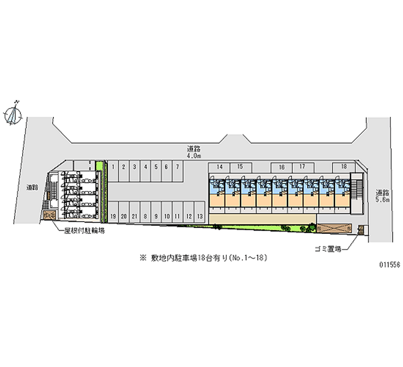 11556 Monthly parking lot