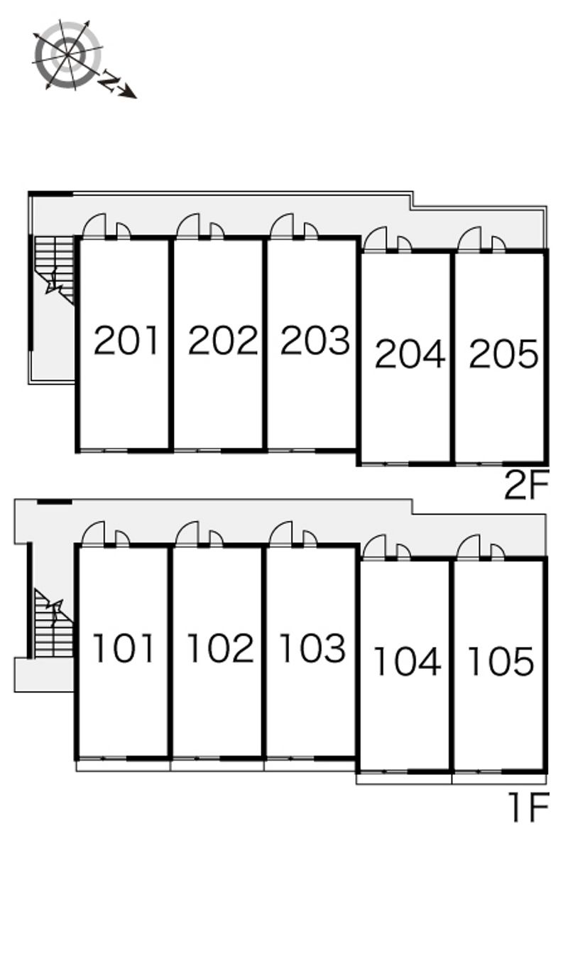 レオパレスリヴァージュ 間取配置図