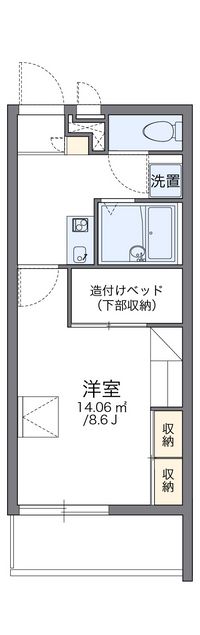 レオパレス高岡Ⅰ 間取り図