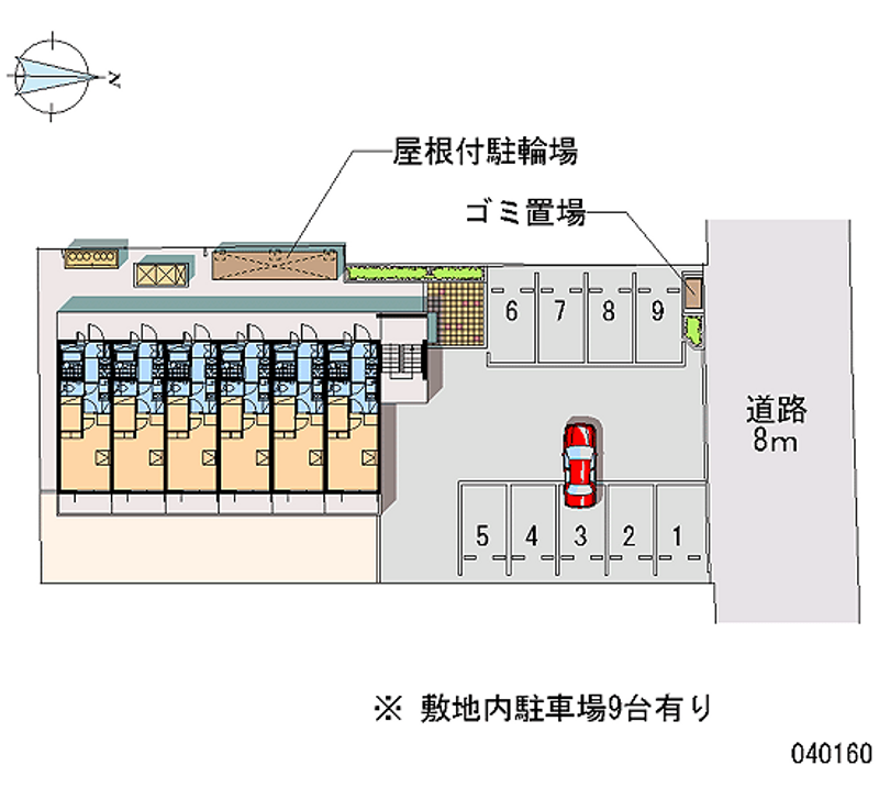 レオパレスＴＨ前橋 月極駐車場