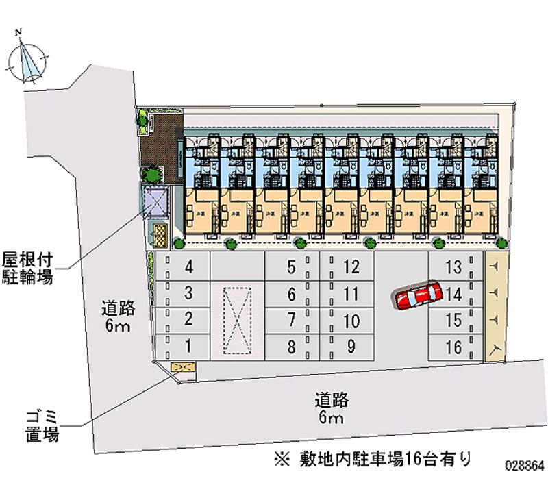 28864 Monthly parking lot