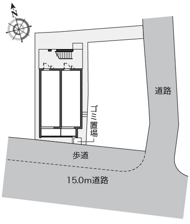 クレイノタウニー　高円寺 配置図