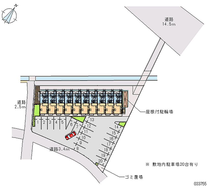 33755 Monthly parking lot