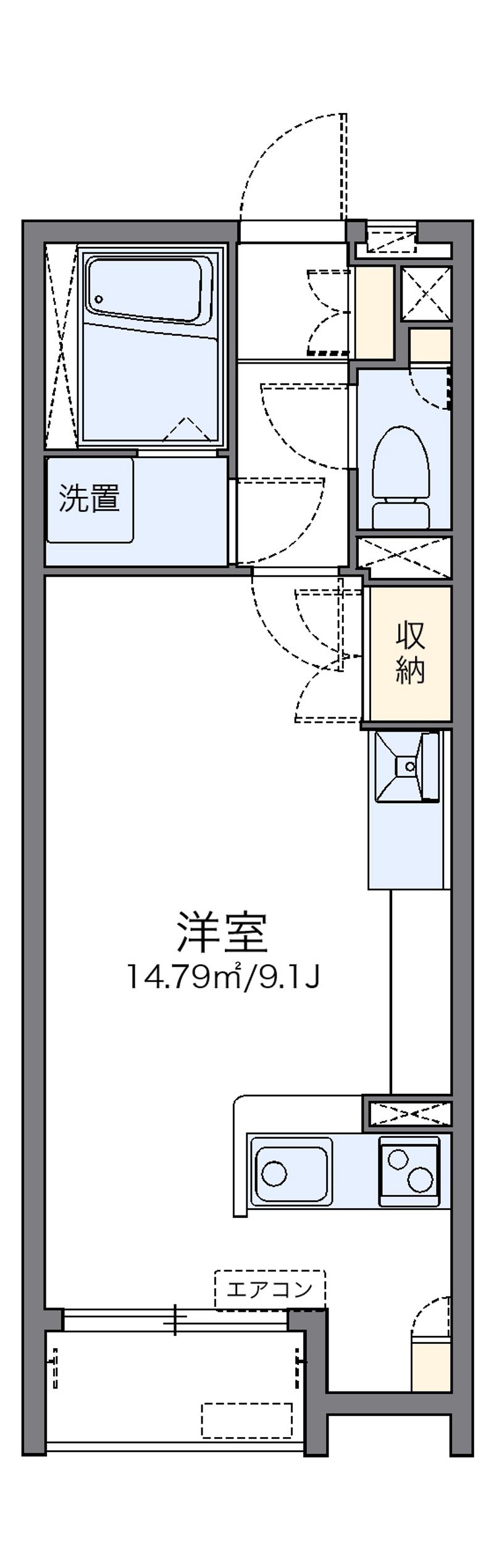 レオネクストオチュールⅡ 間取図