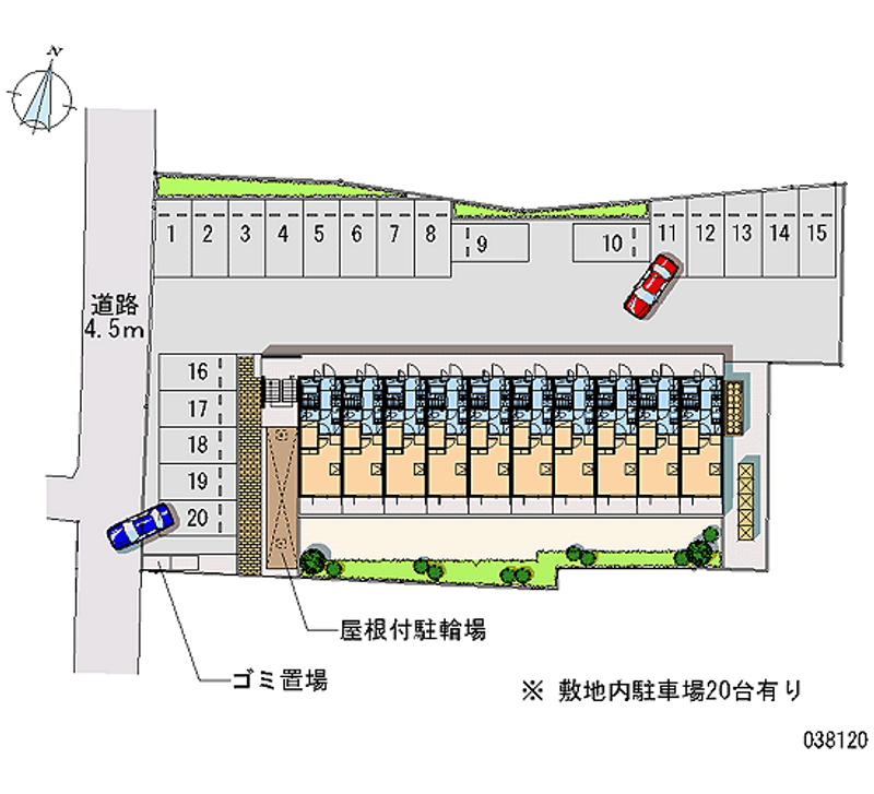 レオパレスセイ琴平 月極駐車場