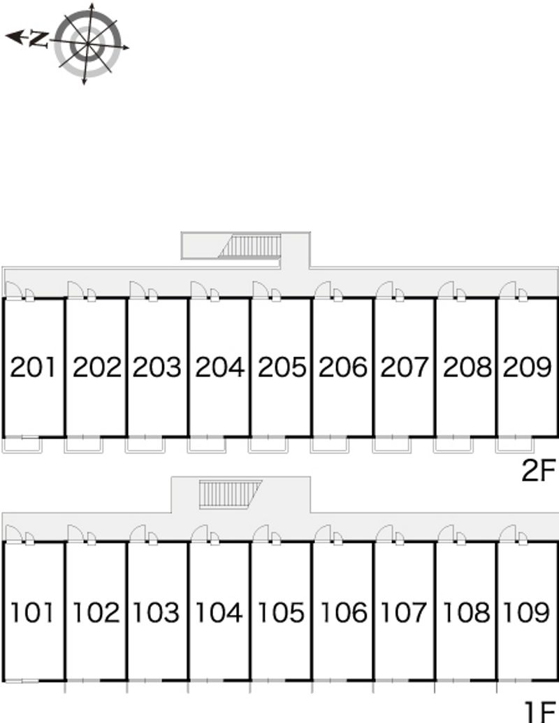 レオパレスみずほ 間取り配置図