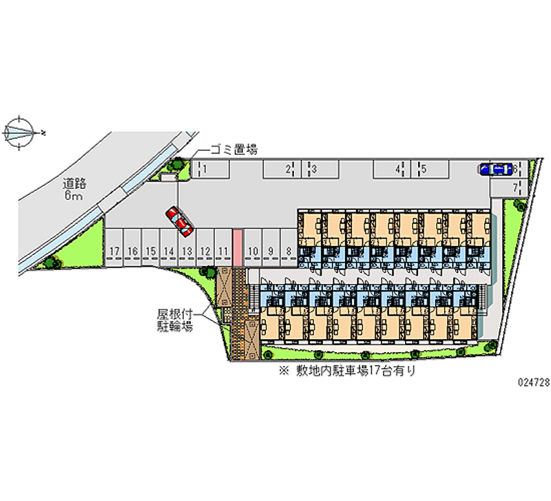 24728 bãi đậu xe hàng tháng