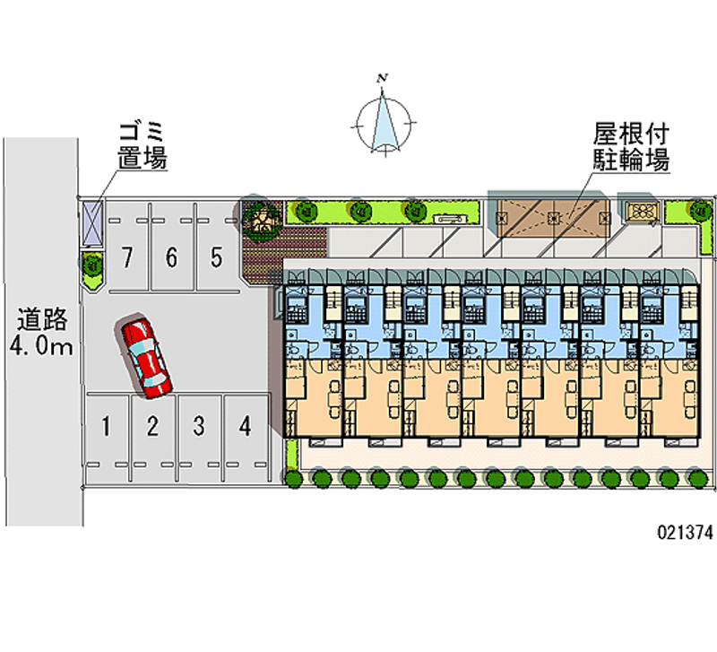 レオパレスサニーホームズ 月極駐車場