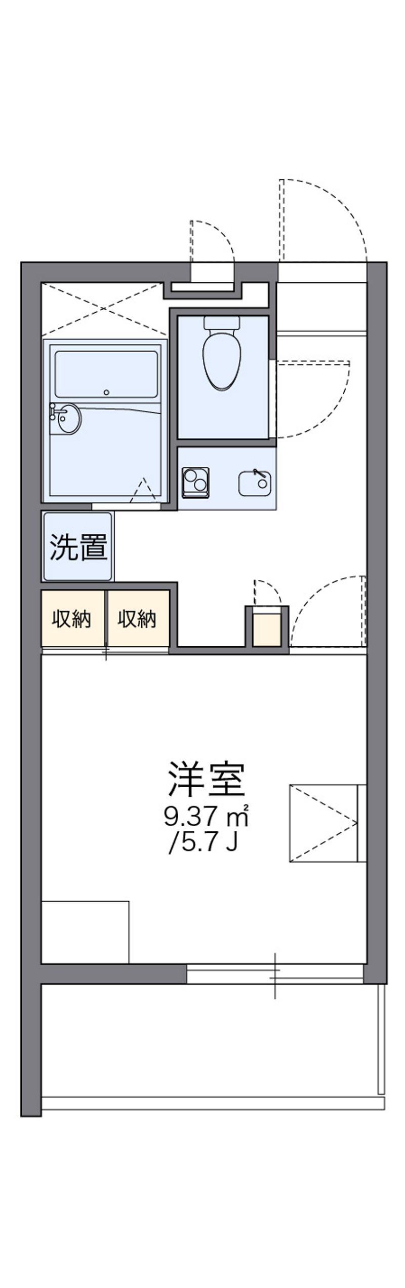 レオパレススターヒルズ 間取図