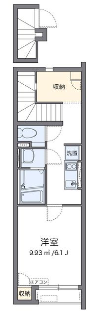 クレイノＷＡＫＡＮＡⅡ 間取り図