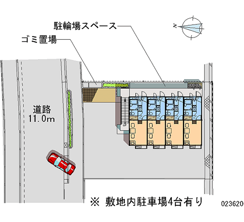 23620 Monthly parking lot