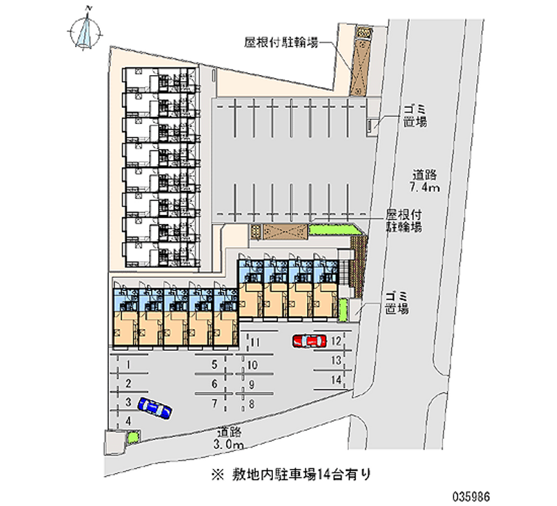 35986 Monthly parking lot