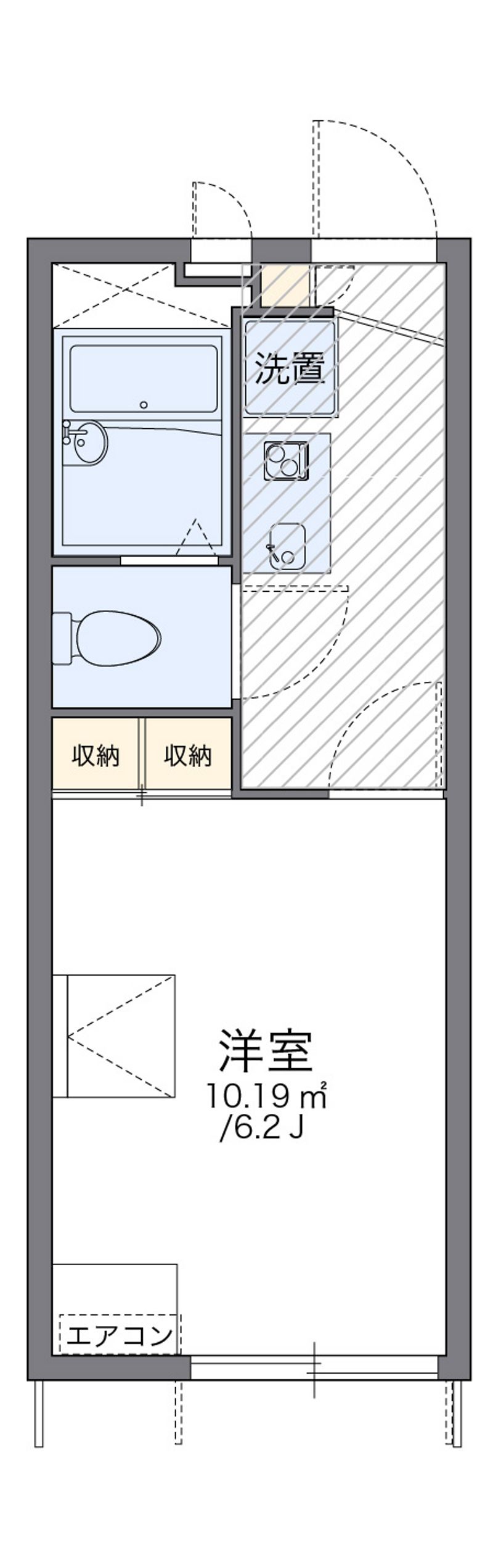レオパレスサンライズヒル 間取図