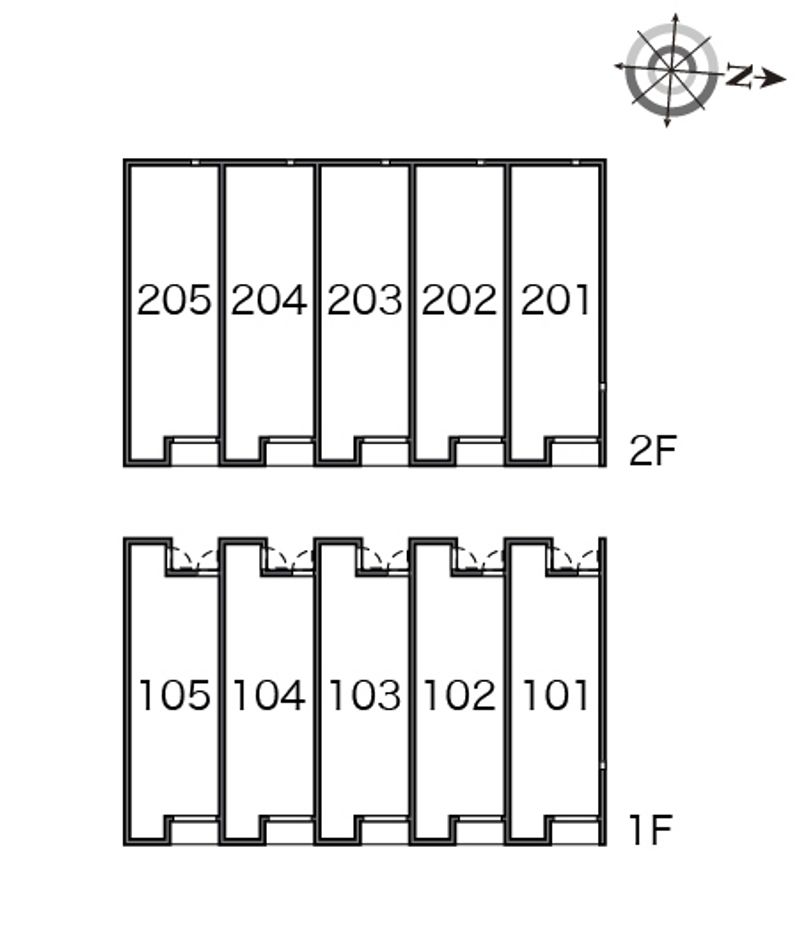 レオネクストハピネス 間取配置図