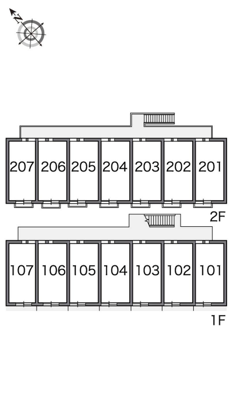 レオパレスエクセレンス 間取配置図