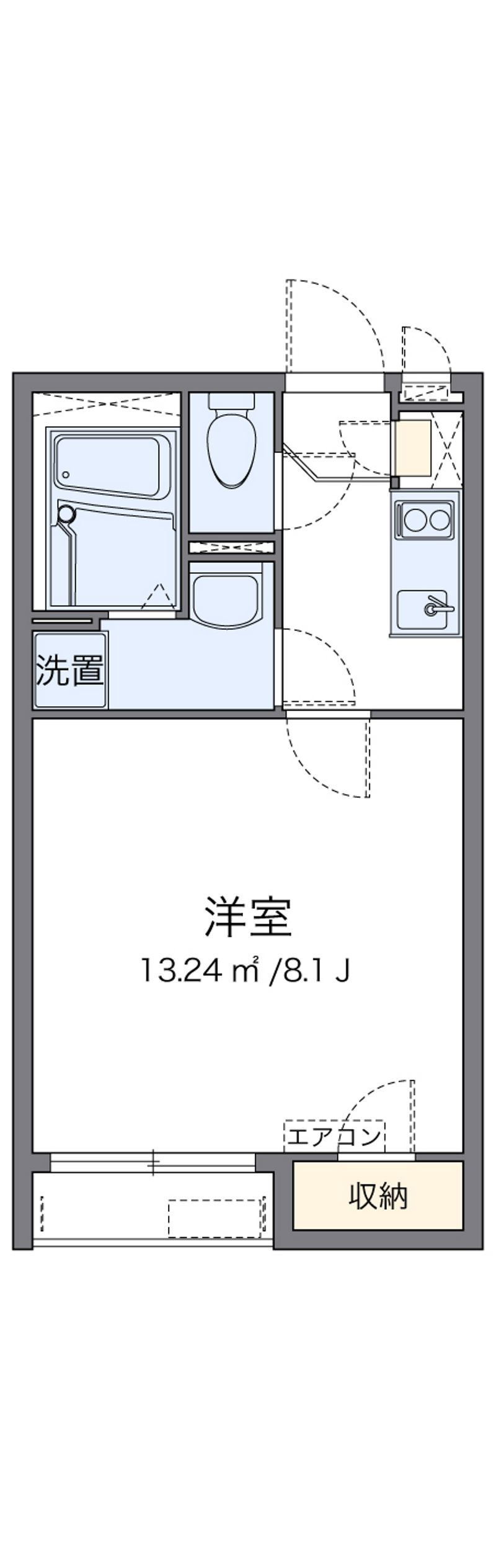 クレイノジュネスピューパⅣ 間取図