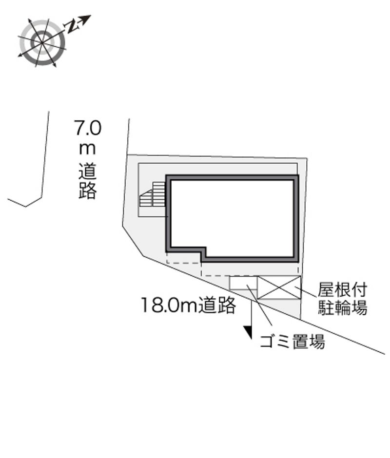 レオパレス藏田 配置図