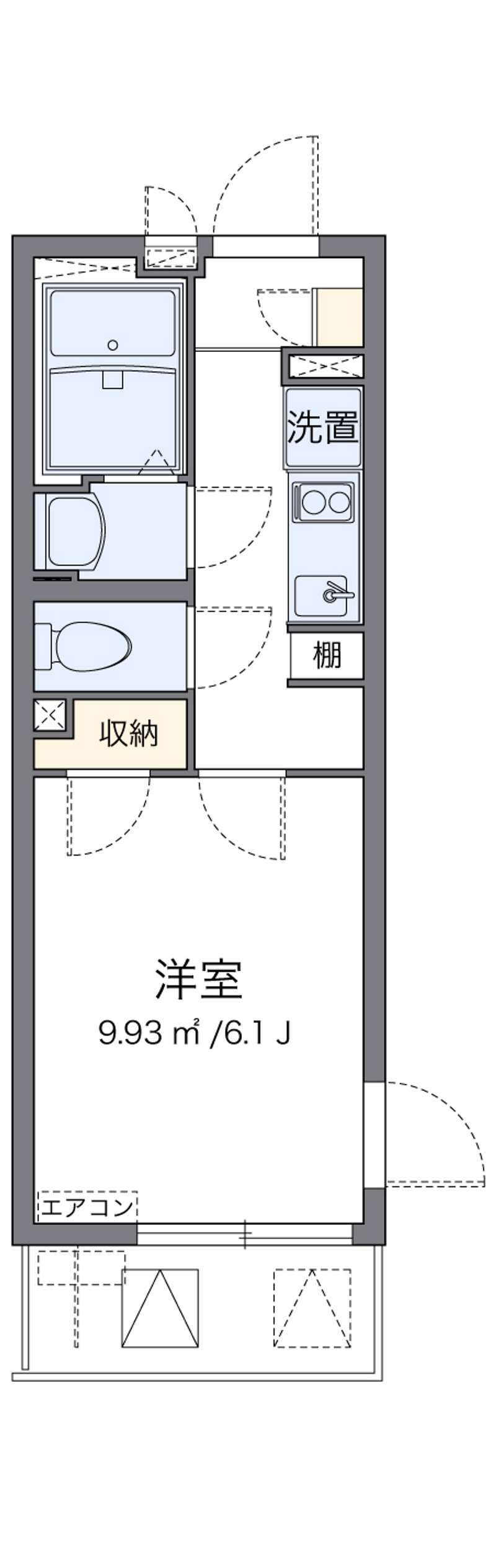 クレイノオーシャンパル 間取り