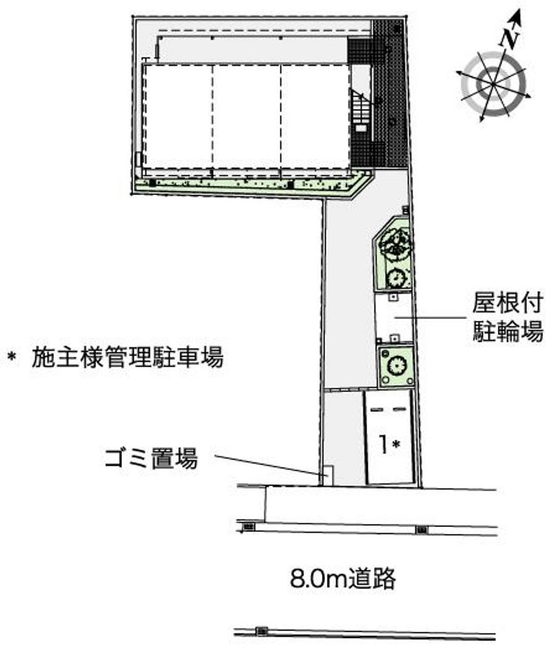 レオパレスニュー栄 配置図
