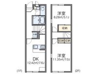 レオパレスセナファミリー　Ⅱ 間取り図