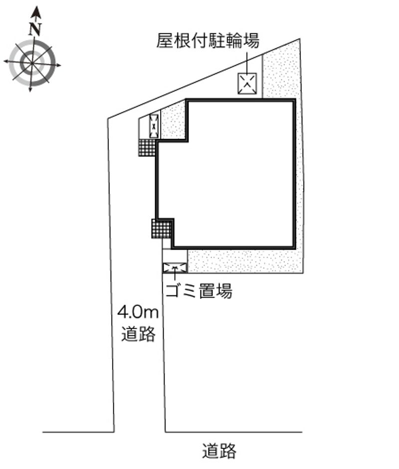 レオパレスメゾン　山　鼻 配置図