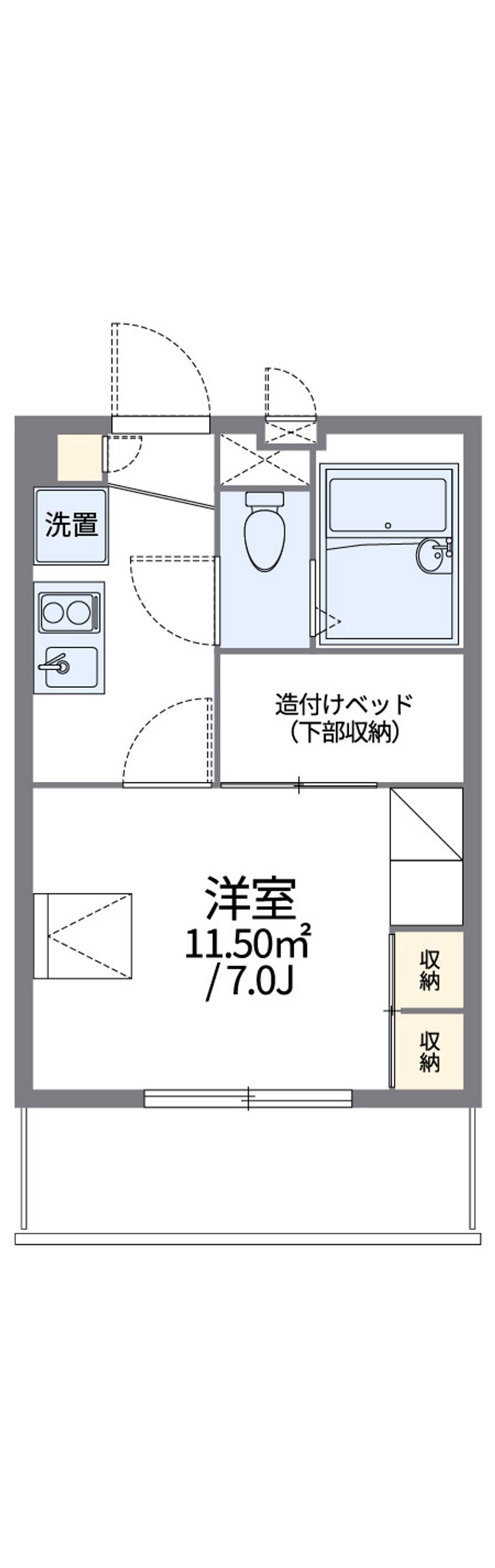 レオパレス大同 間取図