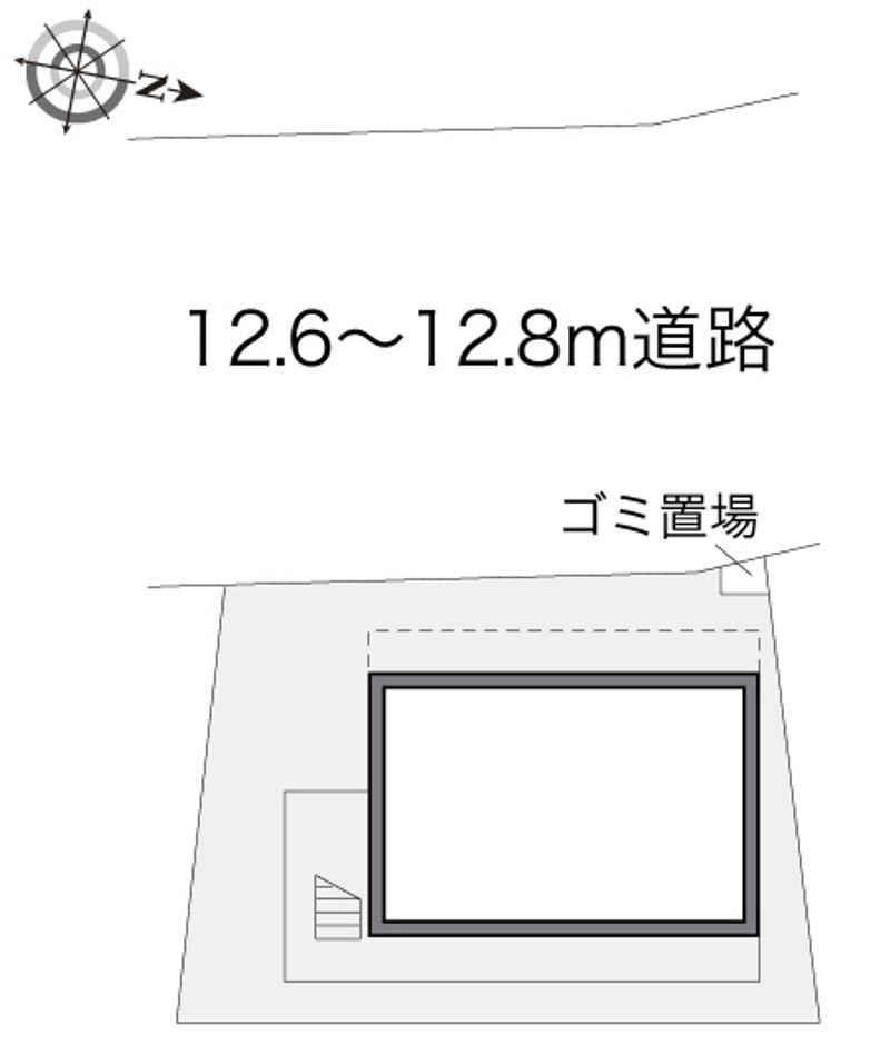 レオパレス梅田 配置図