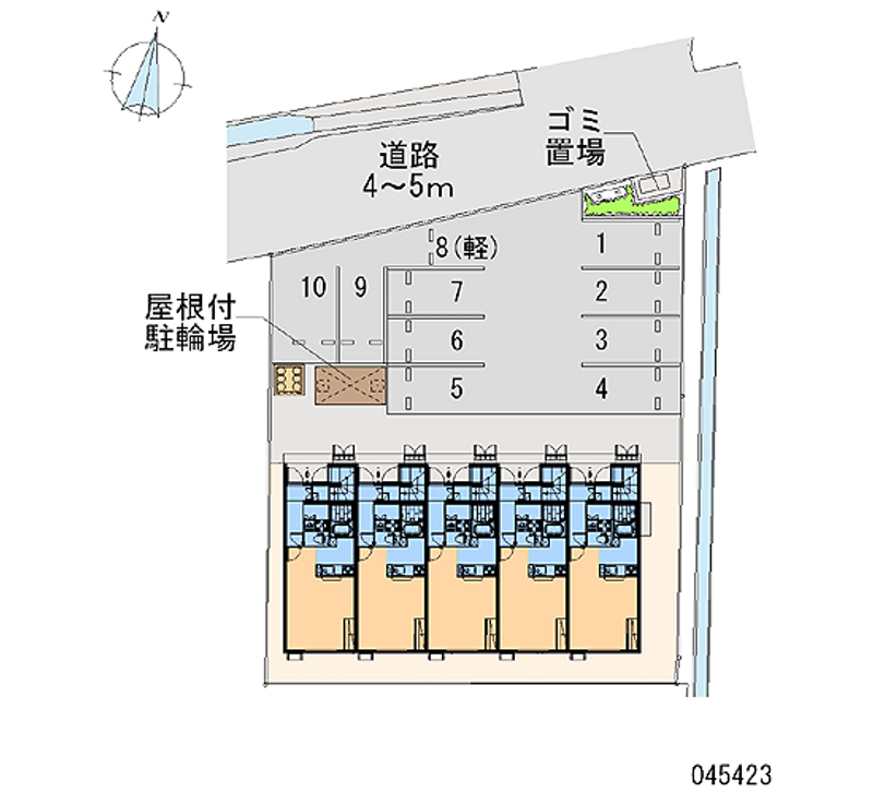 45423 Monthly parking lot