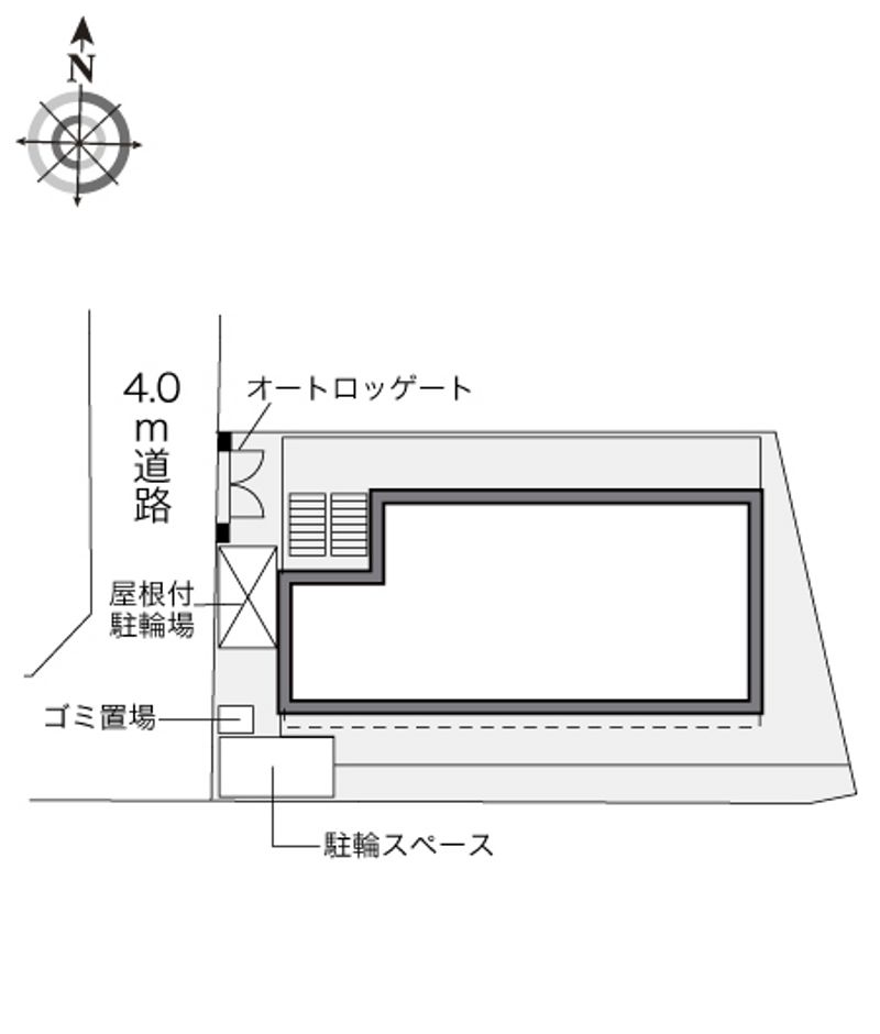 レオパレス喜連北 配置図