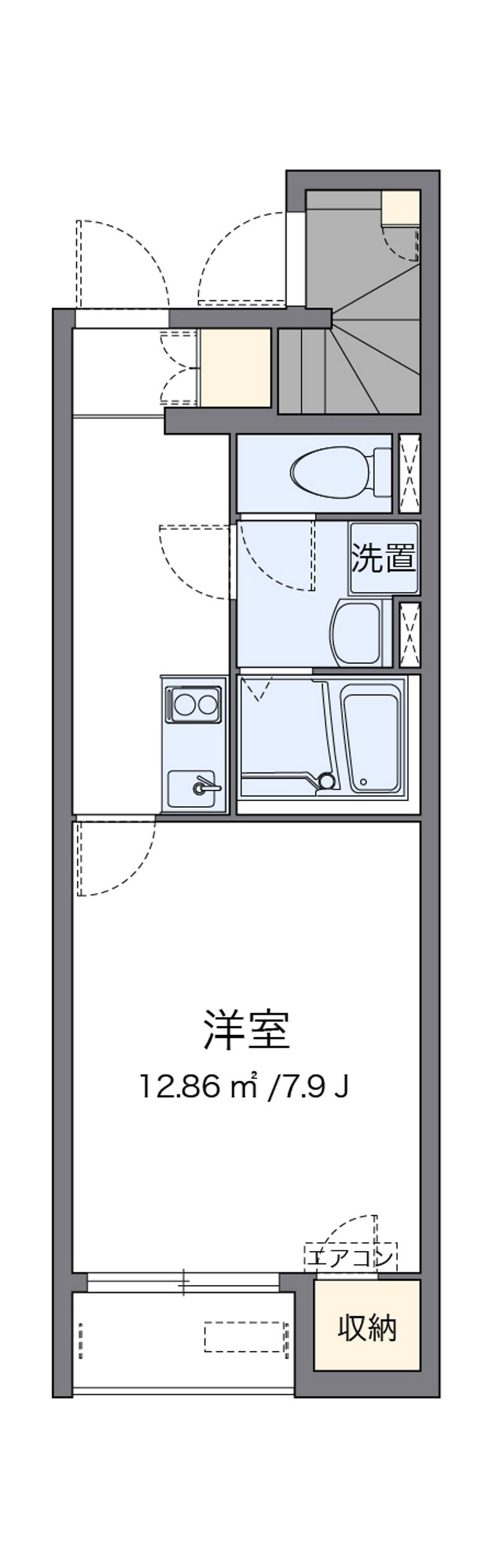 クレイノＦＬＯＲＡ　宇美 間取図