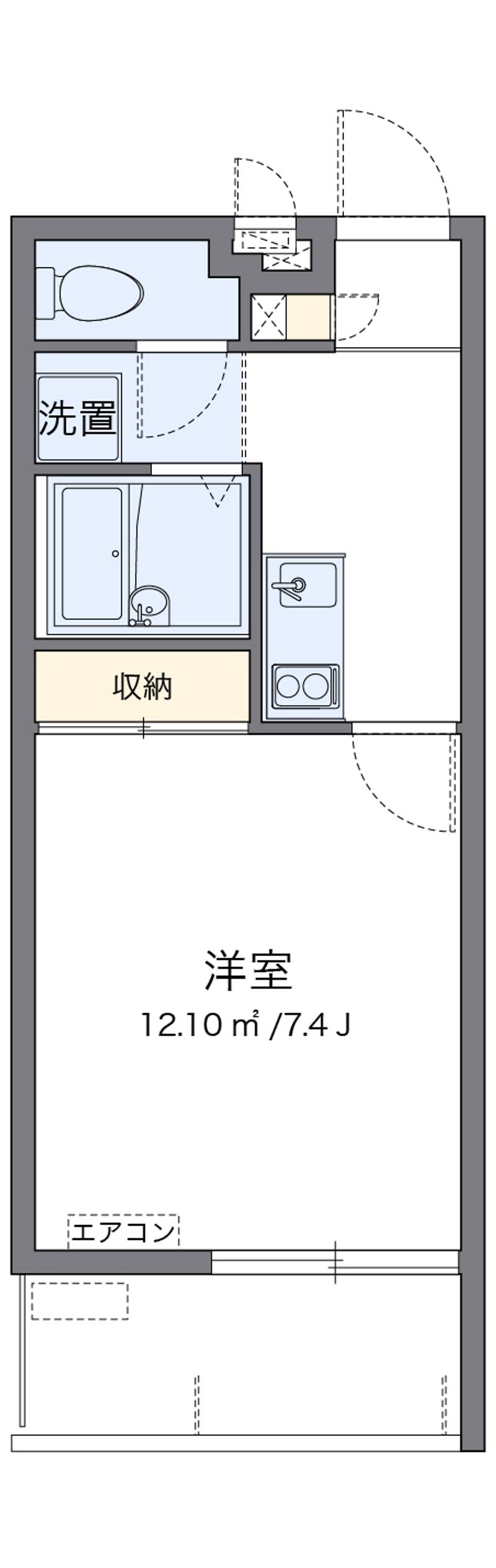 クレイノかりゆしⅡ 間取図