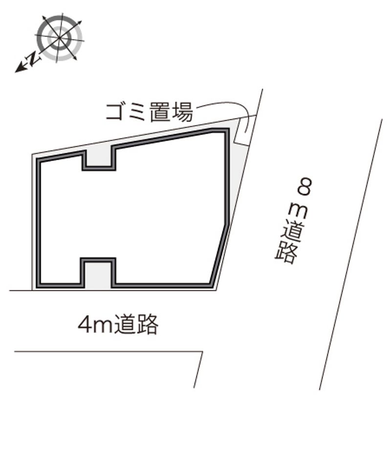 レオパレスミヨシ 配置図