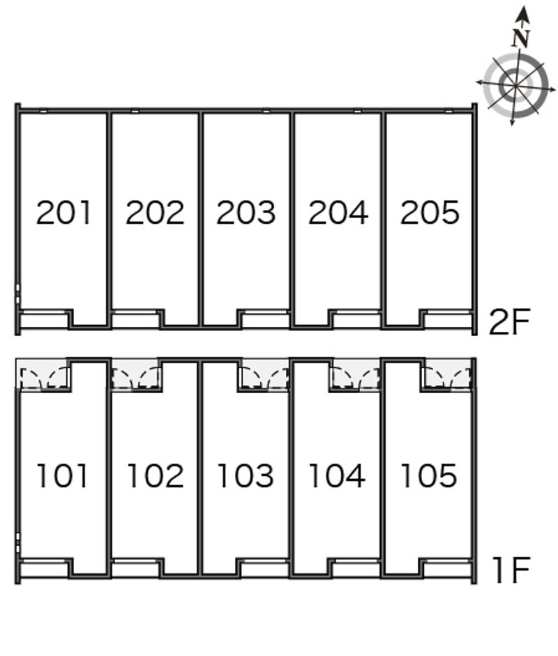 クレイノスリジェ 間取り配置図
