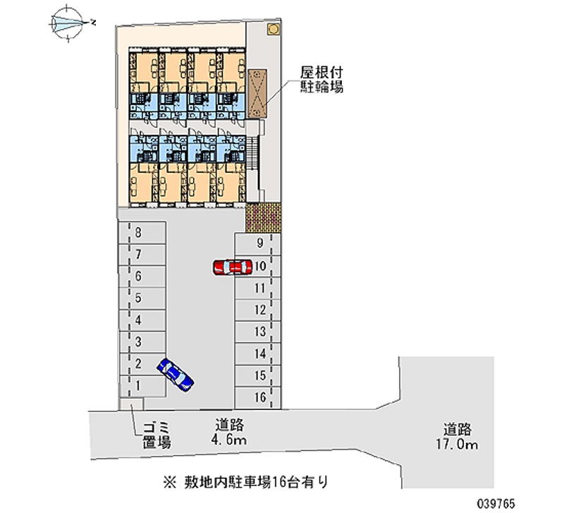 39765 Monthly parking lot