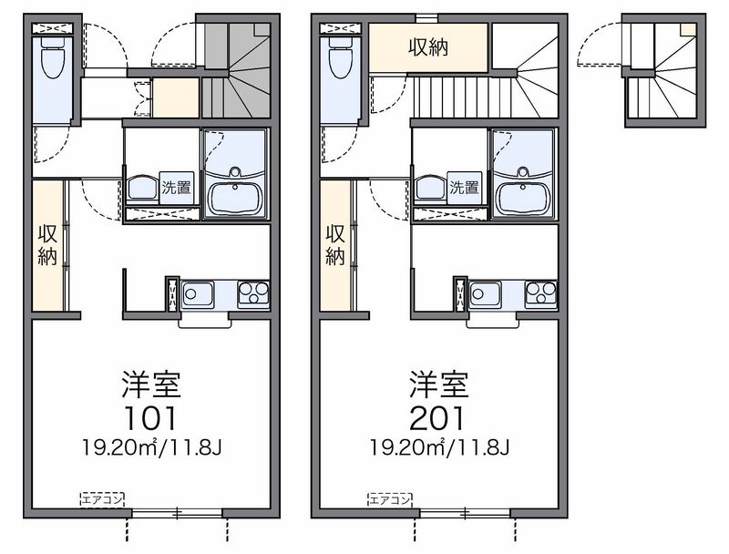 レオネクストＷＡＤＯＵ　Ｂ 間取図