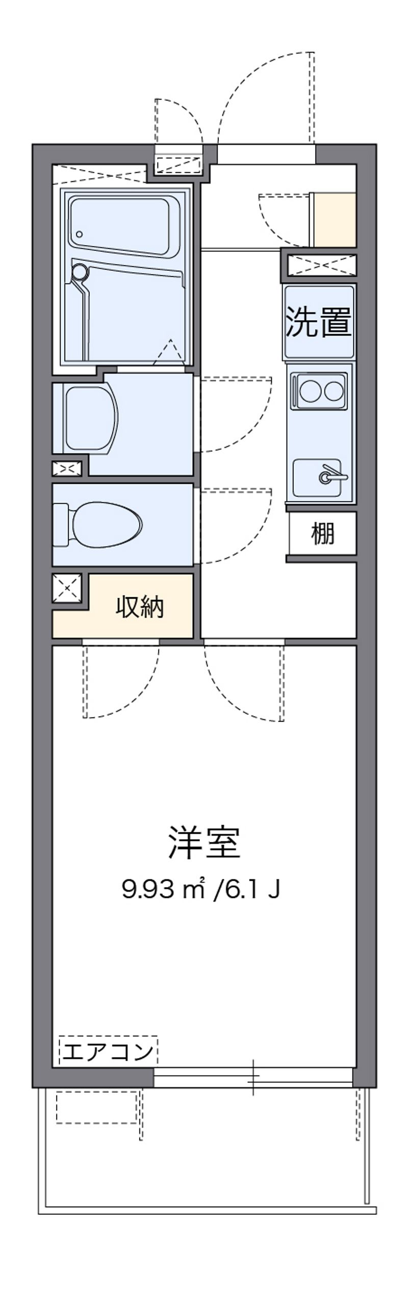 クレイノ春日 間取図
