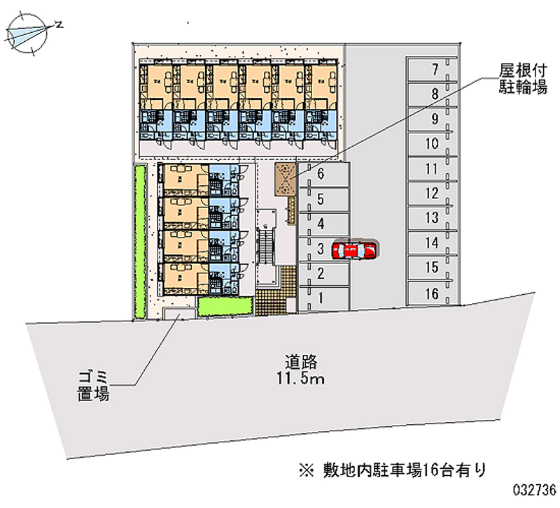 レオパレス市原Ｃ 月極駐車場