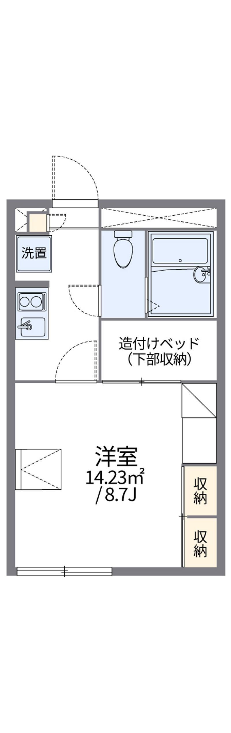 レオパレスＳｅａｓｉｄｅⅢ 間取図
