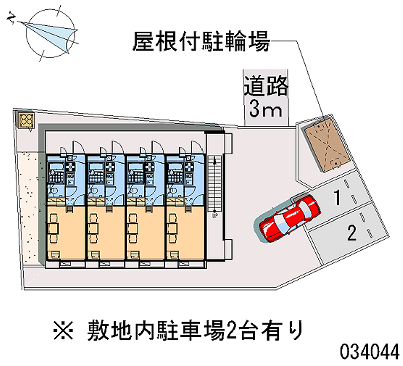 レオパレスＳＨＩＯＫＡＺＥⅠ 区画図